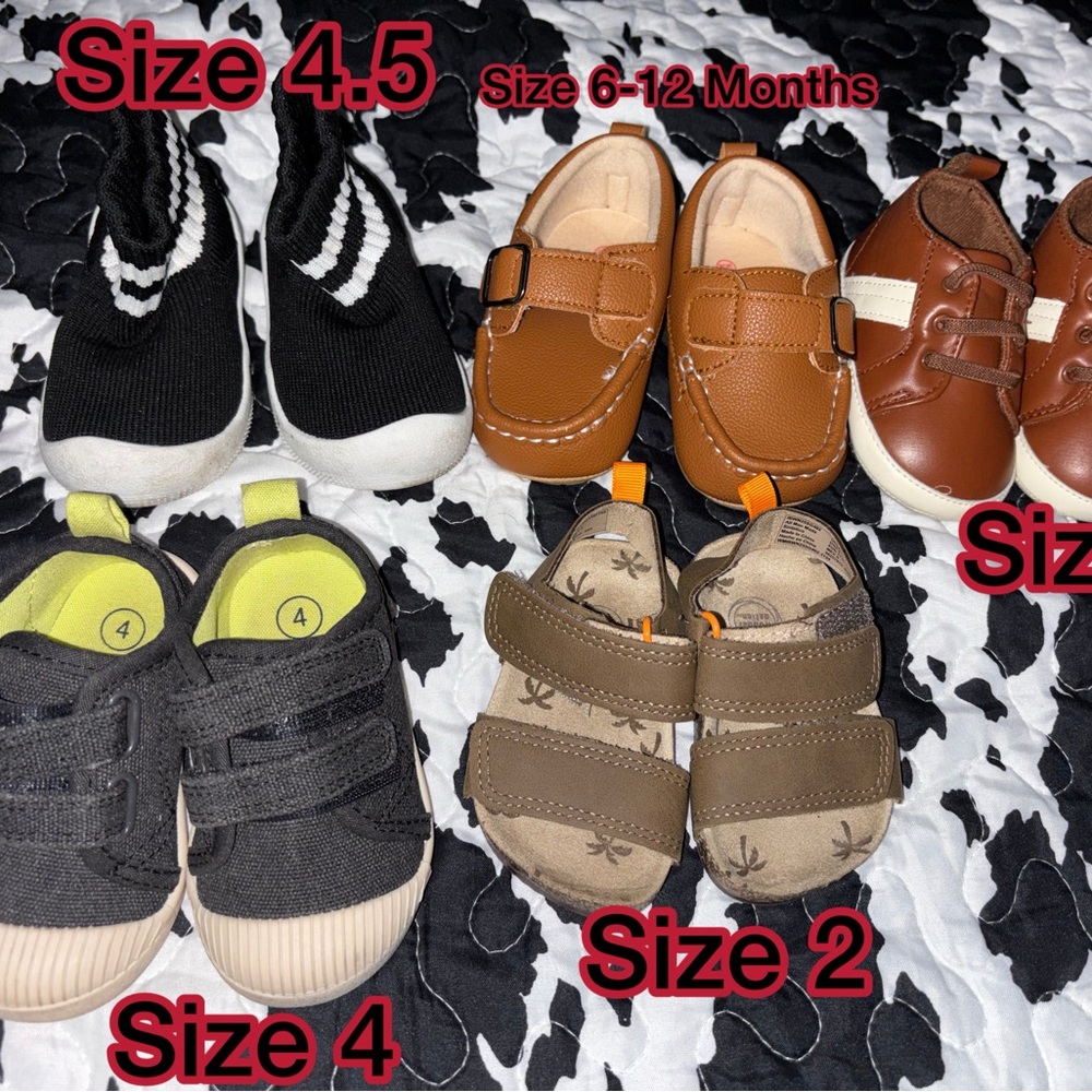 5 pairs of shoes